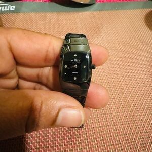 SKAGEN women black ceramic Watch